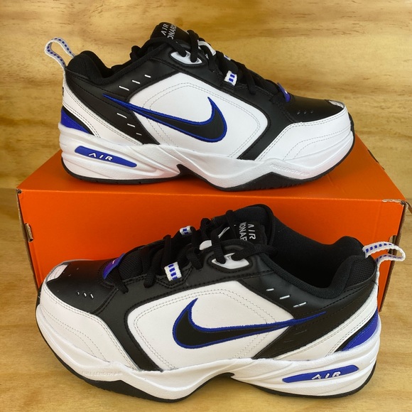Nike Shoes Nike Air Monarch Iv Black Blue Dad Shoes 4e Wide Poshmark